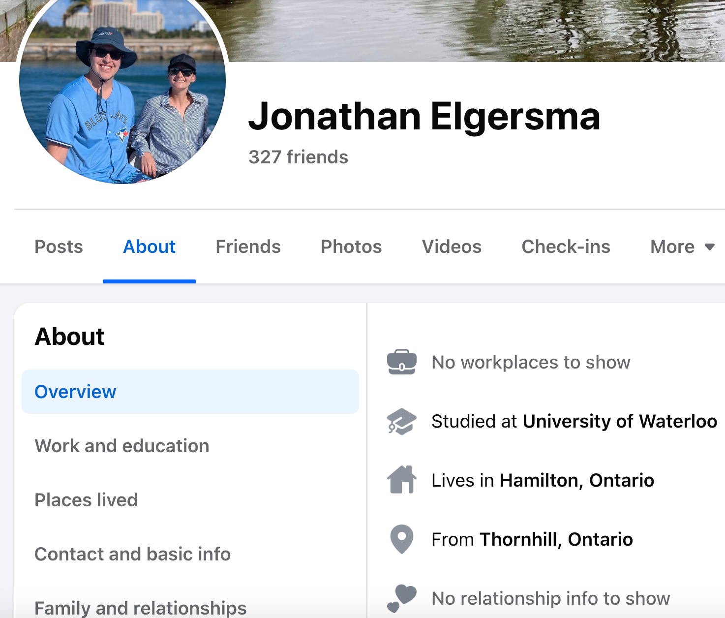 Jonathan Elgersma Facebook Profile